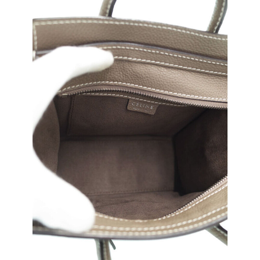 Celine Shopper Luggage Leather Shoulder Bag - Picture 3 of 5